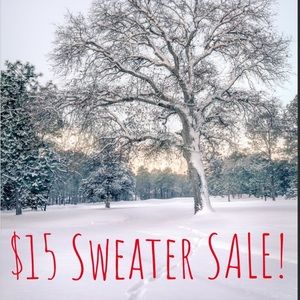 $15 Sweater & Hoodie Sale Dropping Wedn 11/30. Stay tuned!
